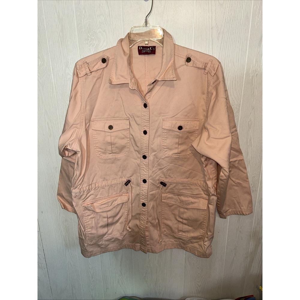 Denim Co Peach XL Utility Jacket Spring
